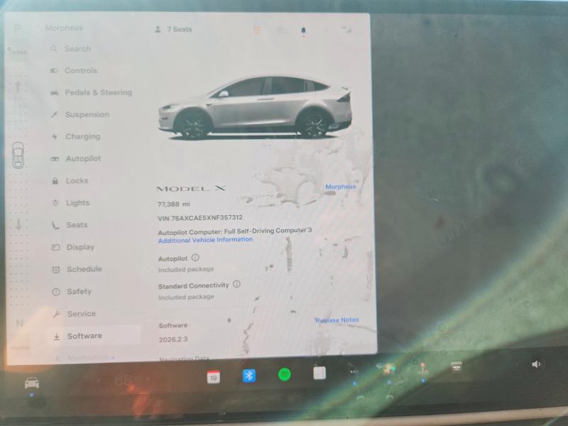 Продаж на аукціоні авто 2022 Tesla Model X, vin: 7SAXCAE5XNF357312, номер лоту: 46725276