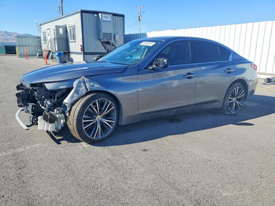 2018 Infiniti Q50 მანქანა იყიდება აუქციონზე, vin: JN1CV7AP0JM241332, აუქციონის ნომერი: 79305815