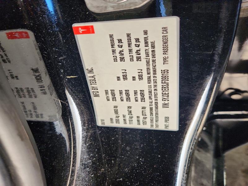 41730086 :رقم المزاد ، 5YJ3E1EB3JF099155 vin ، 2018 Tesla Model 3 مزاد بيع