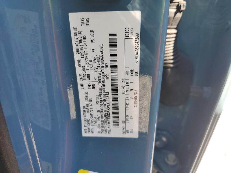 Aukcja sprzedaży 2023 Ford Bronco, vin: 1FMEE5DPXPLB32313, numer aukcji: 46921266