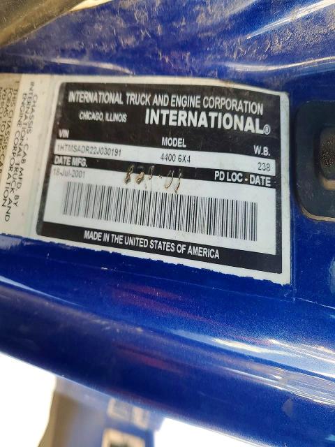 Aukcja sprzedaży 2002 International 4000, vin: 1HTMSADR22J030191, numer aukcji: 74369935