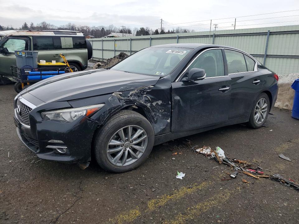 79816925 :رقم المزاد ، JN1BV7AR5FM395247 vin ، 2015 Infiniti Q50 مزاد بيع