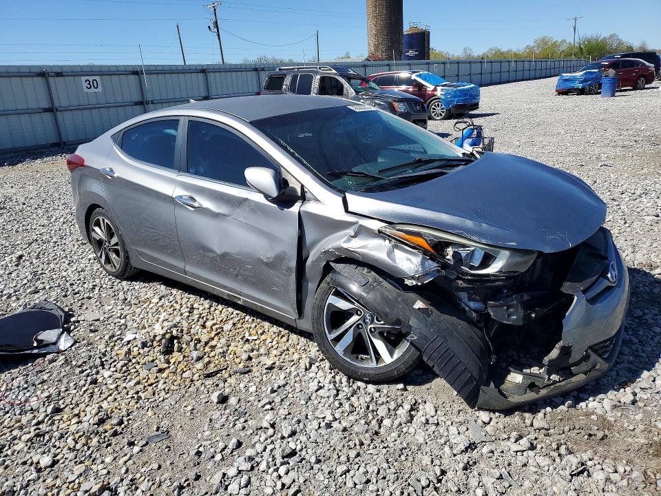 46383836 :رقم المزاد ، KMHDH4AE7EU102192 vin ، 2014 Hyundai Elantra مزاد بيع
