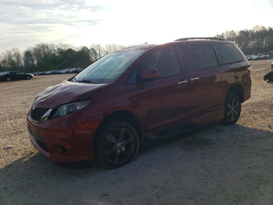 Auction sale of the 2013 Toyota Sienna, vin: 5TDXK3DC8DS338800, lot number: 41691506