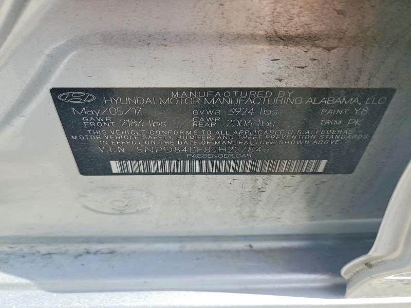 Продаж на аукціоні авто 2018 Hyundai Elantra, vin: 5NPD84LF8JH227846, номер лоту: 46518316