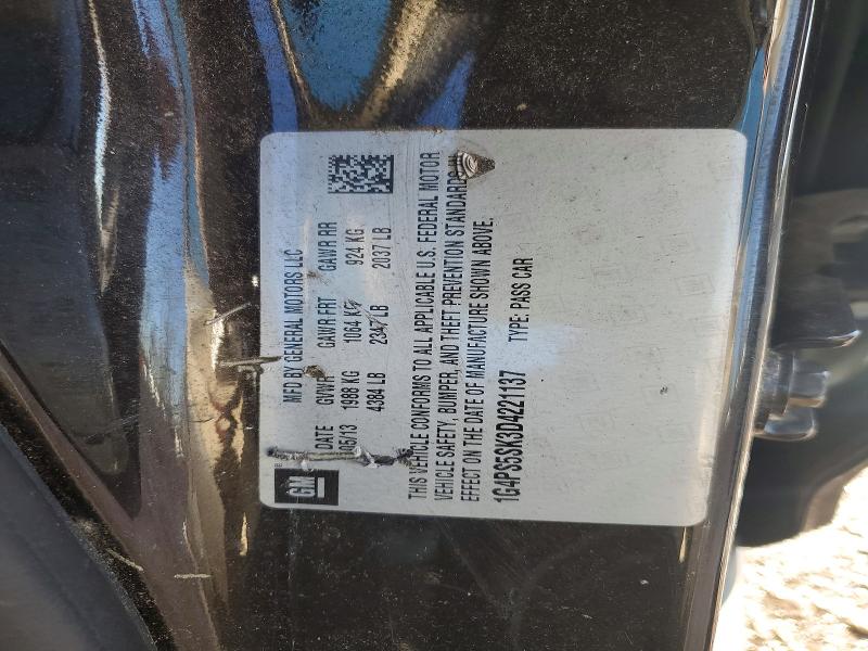 45503766 :رقم المزاد ، 1G4PS5SK3D4221137 vin ، 2013 Buick Verano مزاد بيع