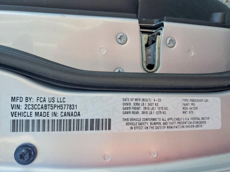 Aukcja sprzedaży 2023 Chrysler 300, vin: 2C3CCABT5PH577831, numer aukcji: 77038035