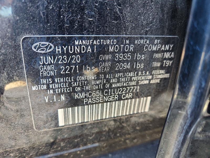 Aukcja sprzedaży 2020 Hyundai Ioniq Hybrid, vin: KMHC65LC1LU227771, numer aukcji: 45803236