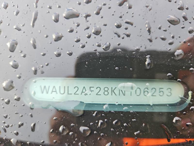 Aukcja sprzedaży 2019 Audi A6, vin: WAUL2AF28KN106253, numer aukcji: 79663075