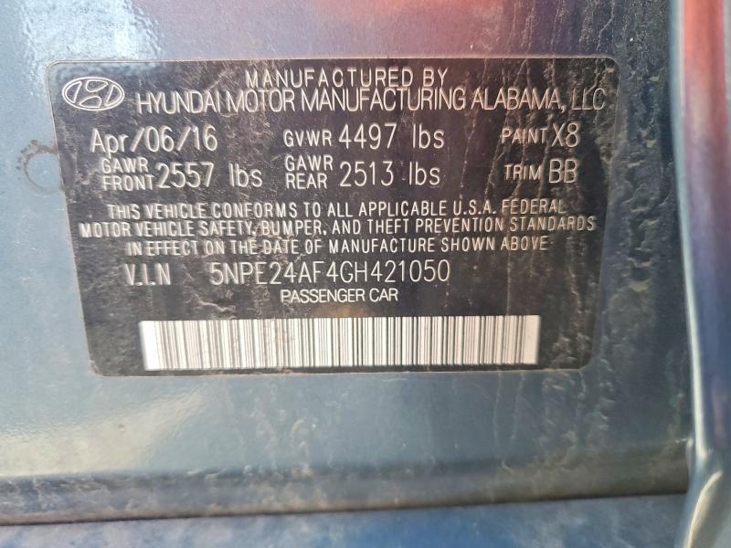 Продажа на аукционе авто 2016 Hyundai Sonata, vin: 5NPE24AF4GH421050, номер лота: 47362556