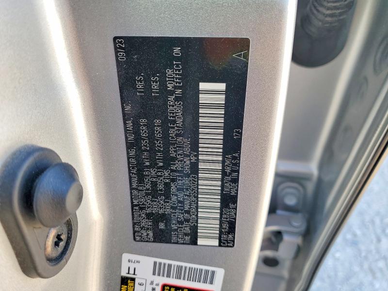 Aukcja sprzedaży 2023 Toyota Highlander, vin: 5TDKDRAH3PS520223, numer aukcji: 46913206