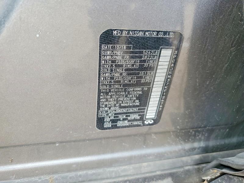 Aukcja sprzedaży 2019 Infiniti Qx50, vin: 3PCAJ5M37KF126797, numer aukcji: 47172826