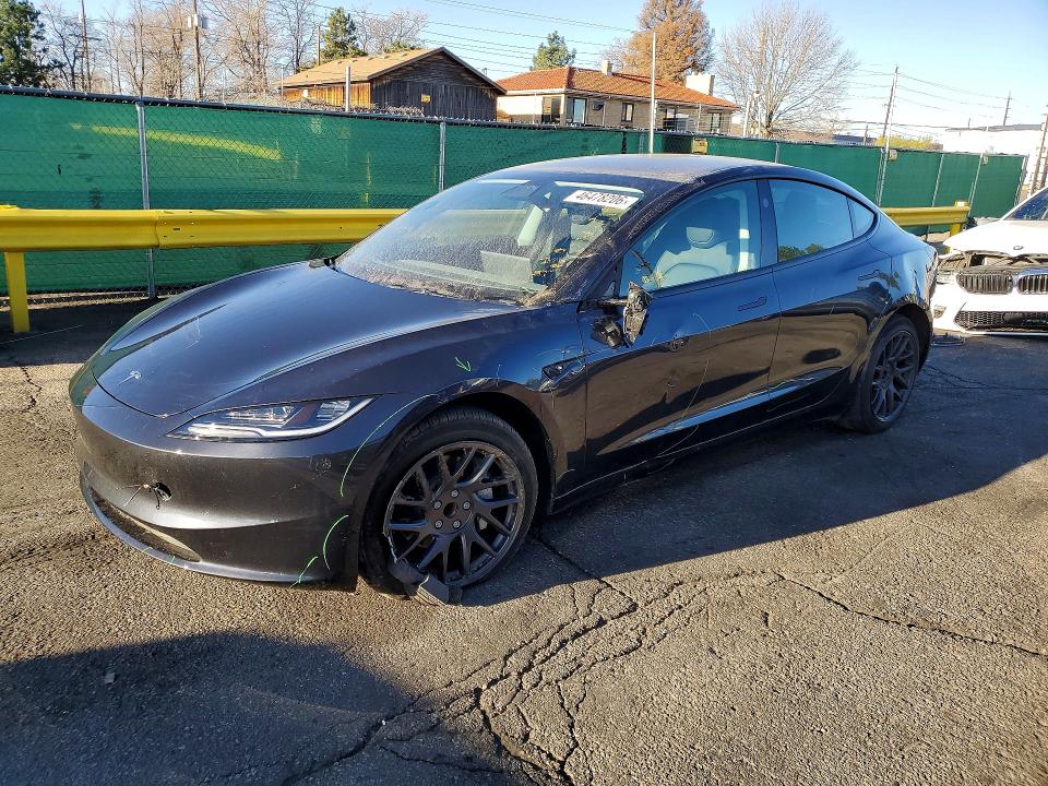 Auction sale of the 2025 Tesla Model 3, vin: 5YJ3E1EA5SF887248, lot number: 46478206
