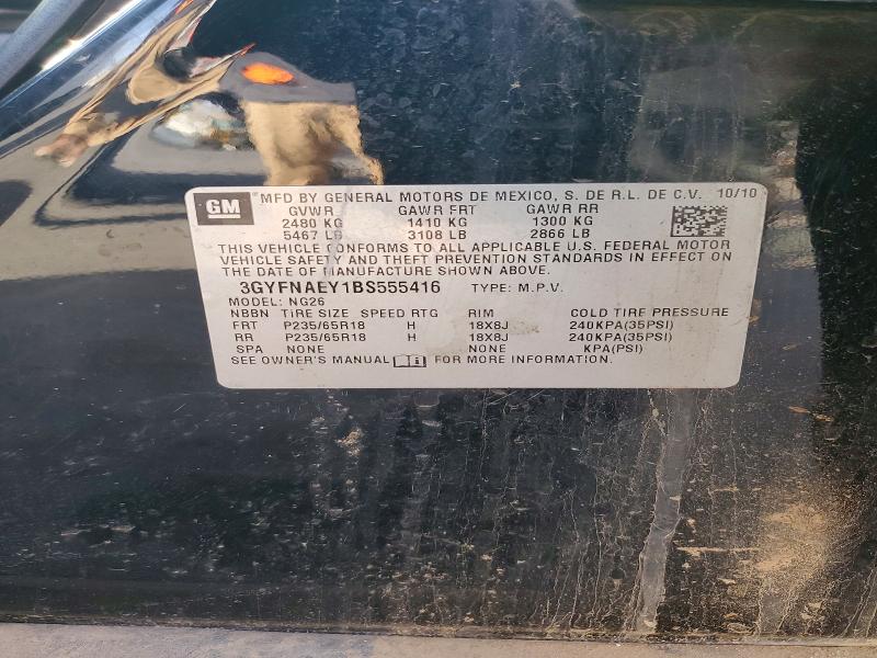Продажа на аукционе авто 2011 Cadillac Srx, vin: 3GYFNAEY1BS555416, номер лота: 45871866