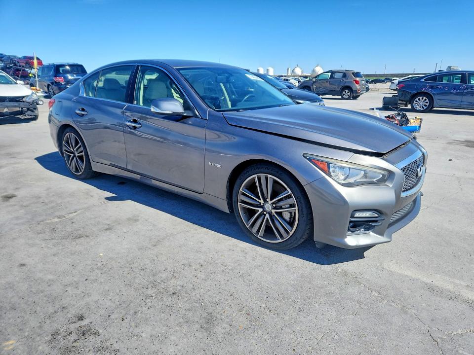 45925986 :رقم المزاد ، JN1AV7AP5FM790068 vin ، 2015 Infiniti Q50 Hybrid مزاد بيع