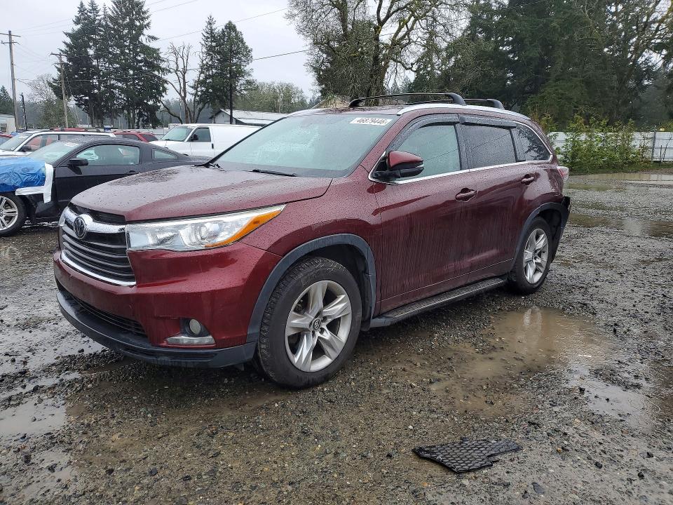 46879446 :رقم المزاد ، 5TDDKRFH5GS325554 vin ، 2016 Toyota Highlander مزاد بيع
