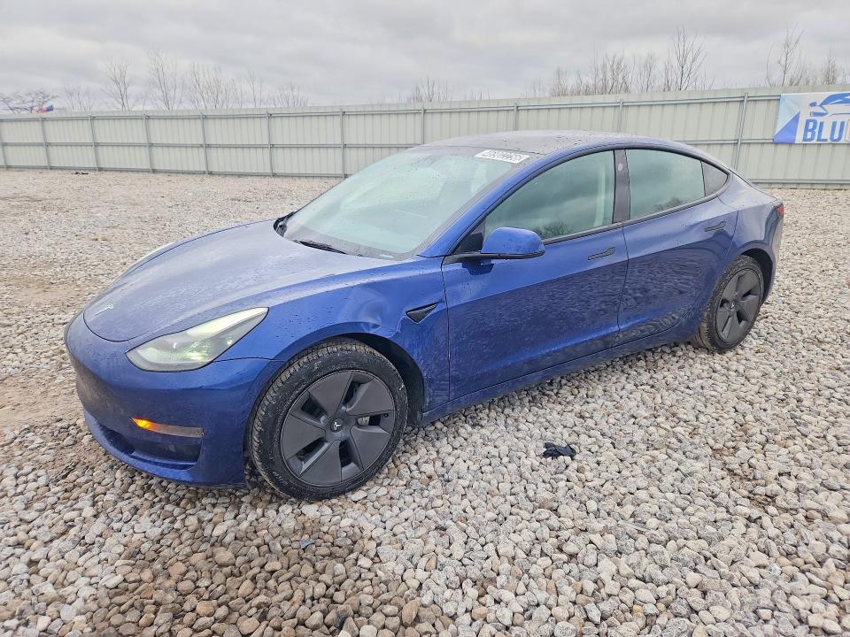 46902256 :رقم المزاد ، 5YJ3E1EA8NF287103 vin ، 2022 Tesla Model 3 مزاد بيع