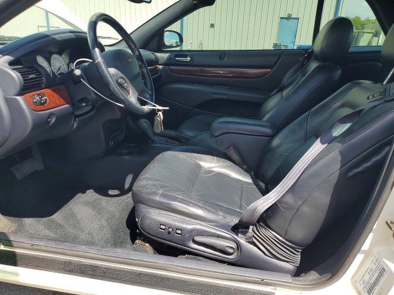 Продажа на аукционе авто 2002 Chrysler Sebring, vin: 1C3EL65R72N262387, номер лота: 45828296