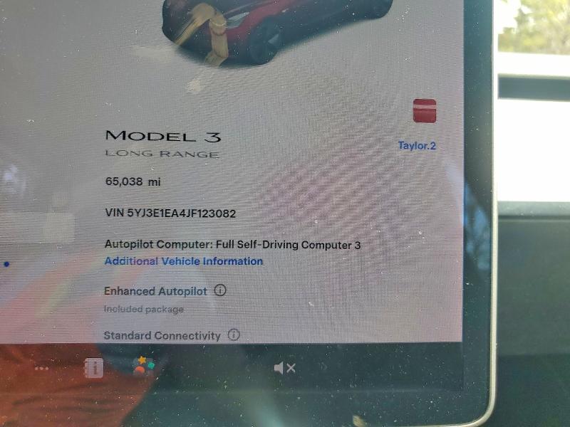 Aukcja sprzedaży 2018 Tesla Model 3, vin: 5YJ3E1EA4JF123082, numer aukcji: 79899395