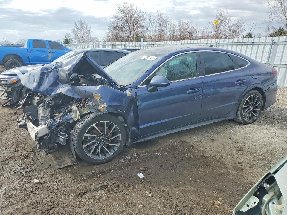 2020 Hyundai Sonata მანქანა იყიდება აუქციონზე, vin: 5NPEH4J25LH005739, აუქციონის ნომერი: 42001436