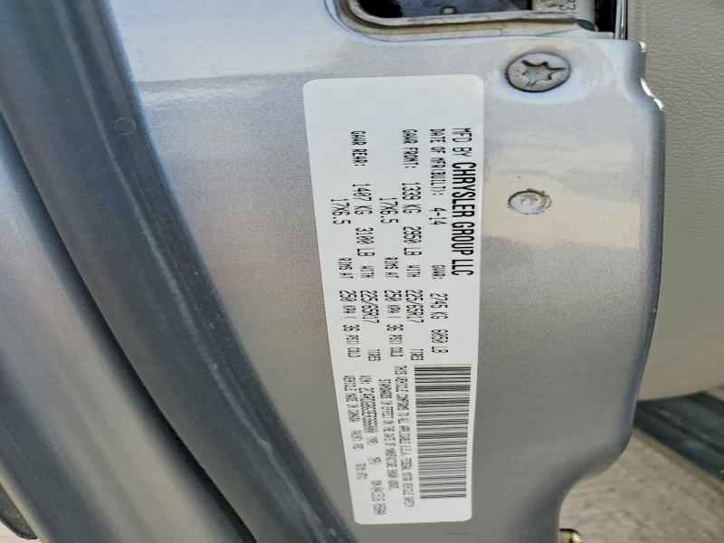 48115216 :رقم المزاد ، 2C4RDGBG3ER366000 vin ، 2014 Dodge Grand Caravan مزاد بيع