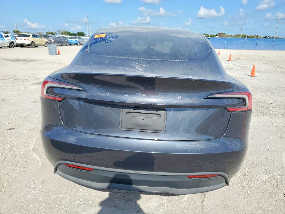 2025 Tesla Model 3 მანქანა იყიდება აუქციონზე, vin: 5YJ3E1EA6SF988492, აუქციონის ნომერი: 47719956