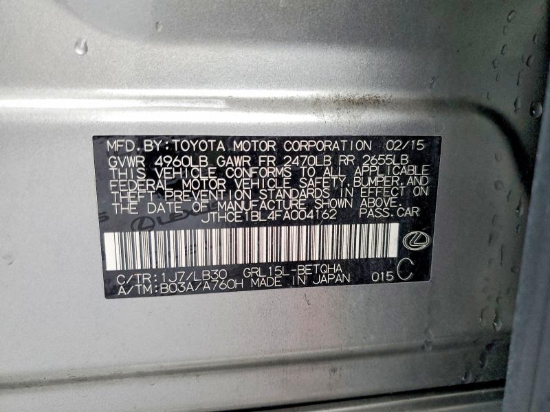 Продаж на аукціоні авто 2015 Lexus Gs 350, vin: JTHCE1BL4FA004162, номер лоту: 45863066