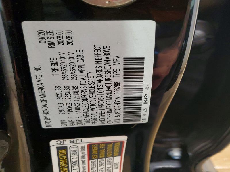 Auction sale of the 2021 Acura Rdx, vin: 5J8TC2H61ML006288, lot number: 47882596