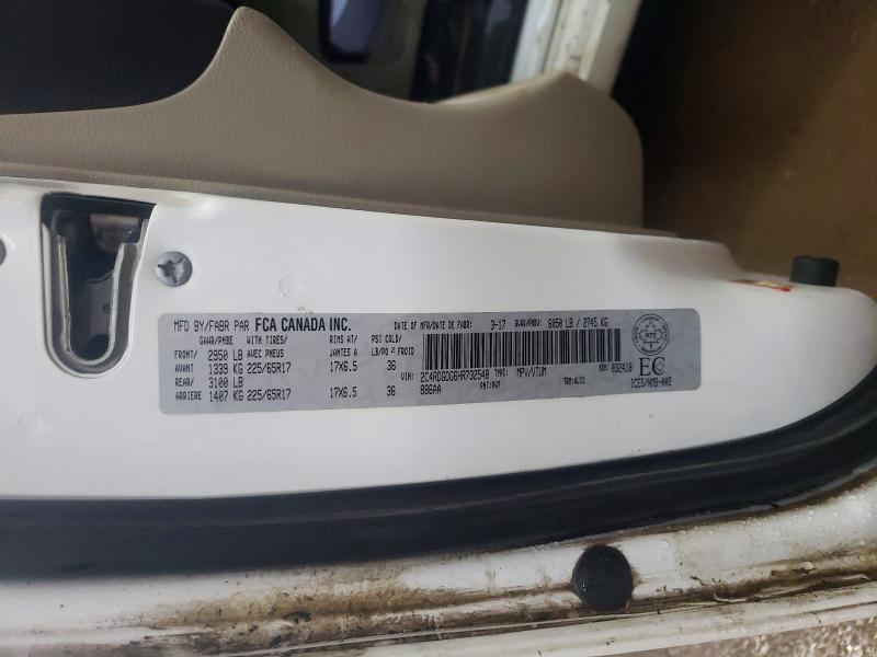 Продаж на аукціоні авто 2017 Dodge Grand Caravan, vin: 2C4RDGDG6HR732548, номер лоту: 45489276