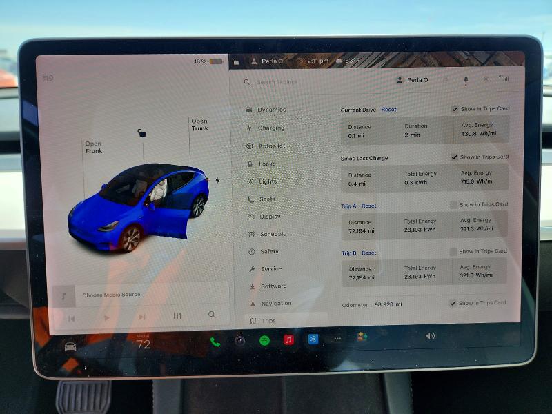46548056 :رقم المزاد ، 5YJYGDEE1MF306898 vin ، 2021 Tesla Model Y مزاد بيع