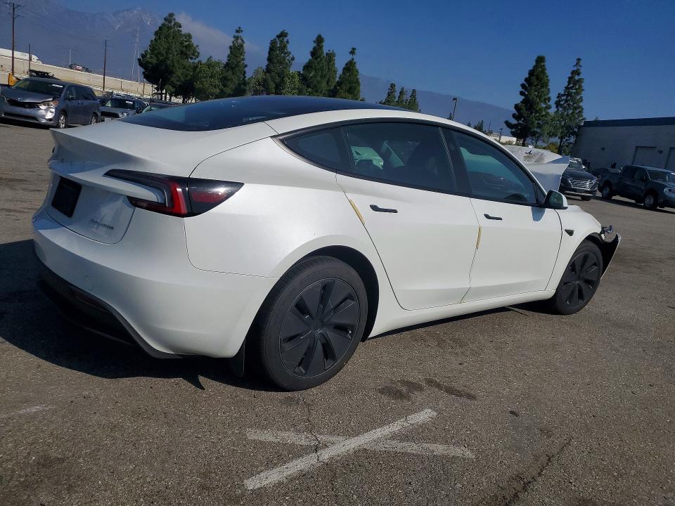 2025 Tesla Model 3 მანქანა იყიდება აუქციონზე, vin: 5YJ3E1EB8SF894073, აუქციონის ნომერი: 79496115