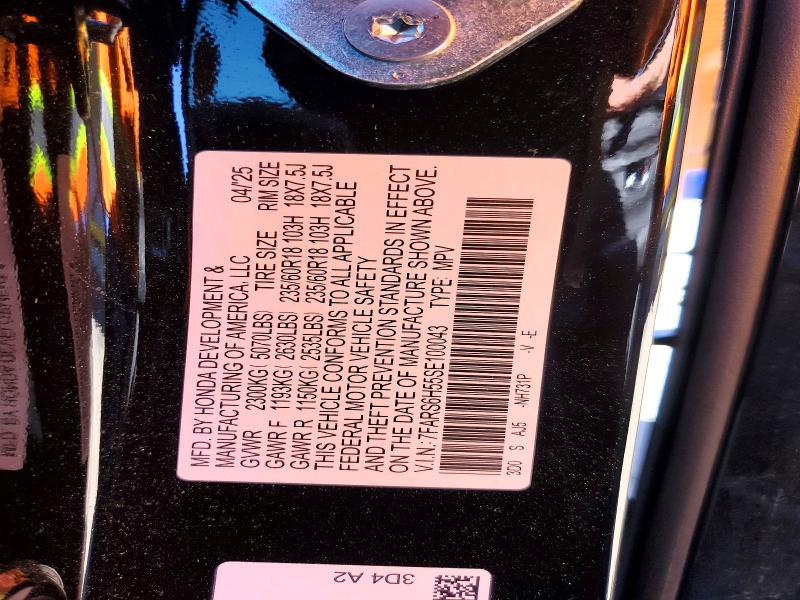 Aukcja sprzedaży 2025 Honda Cr-v, vin: 7FARS6H55SE100043, numer aukcji: 46684886