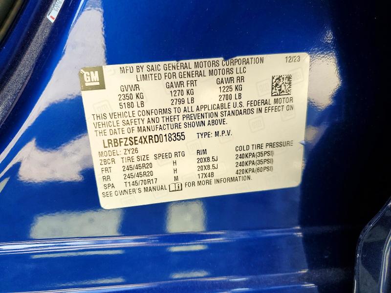 Продаж на аукціоні авто 2024 Buick Envision, vin: LRBFZSE4XRD018355, номер лоту: 47525626
