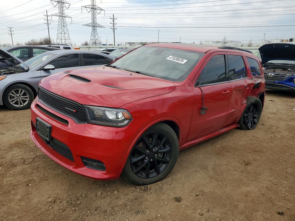 47630626 :رقم المزاد ، 1C4SDJCT4JC169835 vin ، 2018 Dodge Durango مزاد بيع