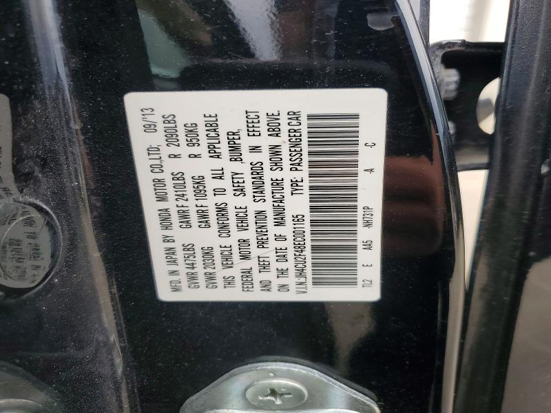 Продажа на аукционе авто 2014 Acura Tsx, vin: JH4CU2F48EC001165, номер лота: 45660446