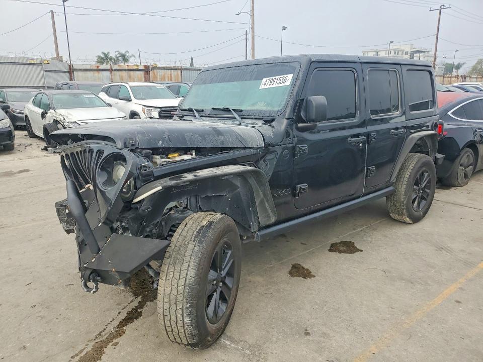 47991536 :رقم المزاد ، 1C4HJXDG6MW509321 vin ، 2021 Jeep Wrangler Unlimited مزاد بيع