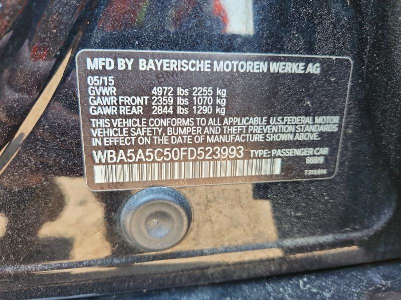 Продажа на аукционе авто 2015 Bmw 528, vin: WBA5A5C50FD523993, номер лота: 47931556