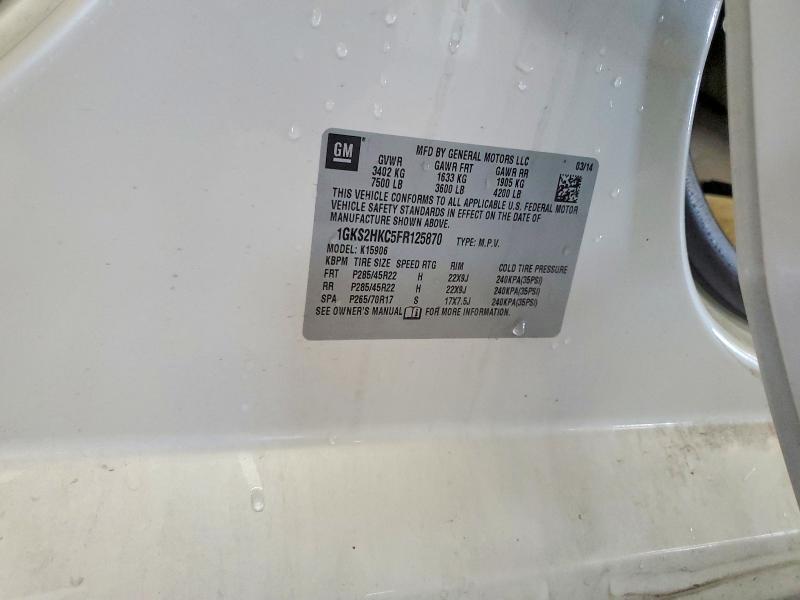 Aukcja sprzedaży 2015 Gmc Yukon Xl, vin: 1GKS2HKC5FR125870, numer aukcji: 47983436