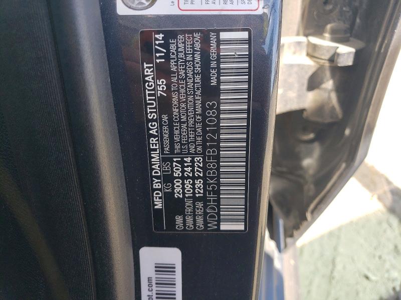 Продажа на аукционе авто 2015 Mercedes-benz E, vin: WDDHF5KB8FB121083, номер лота: 46889766