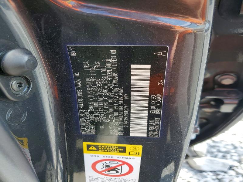 Aukcja sprzedaży 2011 Lexus Rx 350, vin: 2T2ZK1BA1BC063741, numer aukcji: 47886876