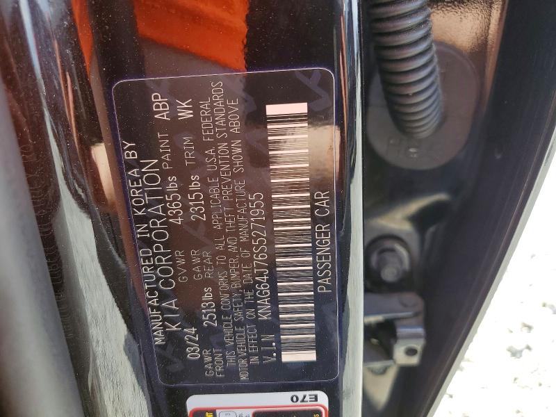 Aukcja sprzedaży 2025 Kia K5, vin: KNAG64J76S5271955, numer aukcji: 41814686