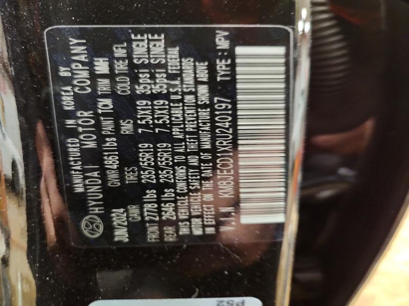 Продажа на аукционе авто 2024 Hyundai Tucson Hybrid, vin: KM8JECD1XRU240197, номер лота: 41639296