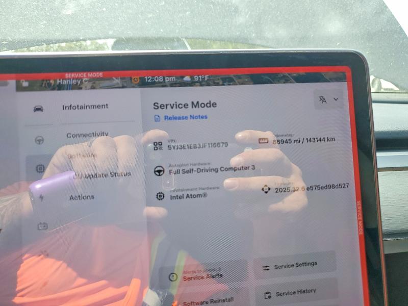 79356225 :رقم المزاد ، 5YJ3E1EB3JF116679 vin ، 2018 Tesla Model 3 مزاد بيع