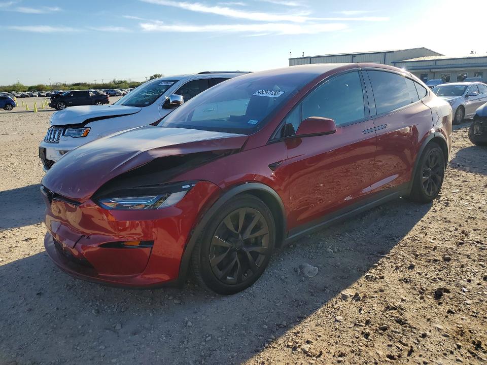 2023 Tesla Model X მანქანა იყიდება აუქციონზე, vin: 7SAXCAE57PF402208, აუქციონის ნომერი: 46561736