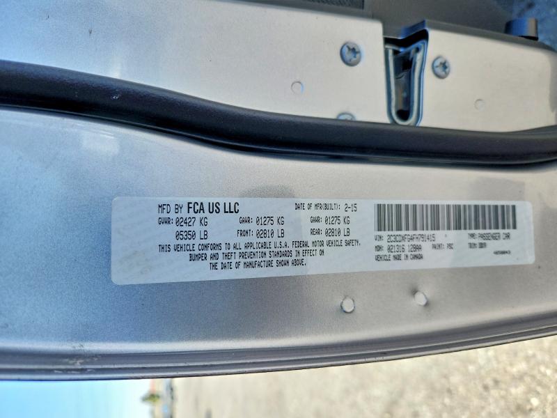 Продаж на аукціоні авто 2015 Dodge Charger, vin: 2C3CDXFG4FH791415, номер лоту: 46773366