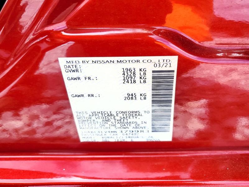 Продаж на аукціоні авто 2021 Nissan Altima, vin: 1N4BL4EV4MN379983, номер лоту: 48299756