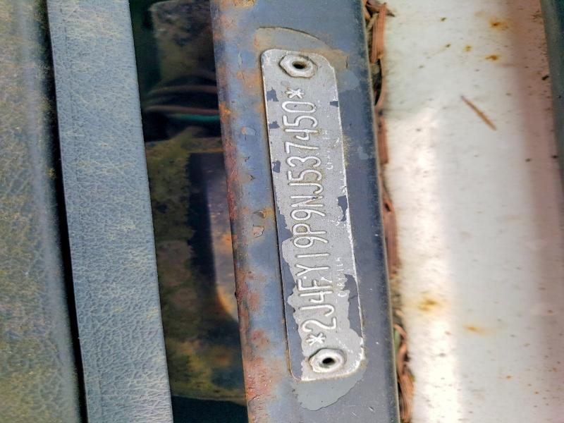 45521256 :رقم المزاد ، 2J4FY19P9NJ537450 vin ، 1992 Jeep Wrangler / Yj مزاد بيع