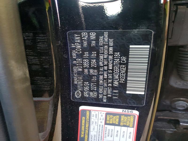 Продаж на аукціоні авто 2024 Hyundai Elantra, vin: KMHLM4DG6RU784184, номер лоту: 46942066