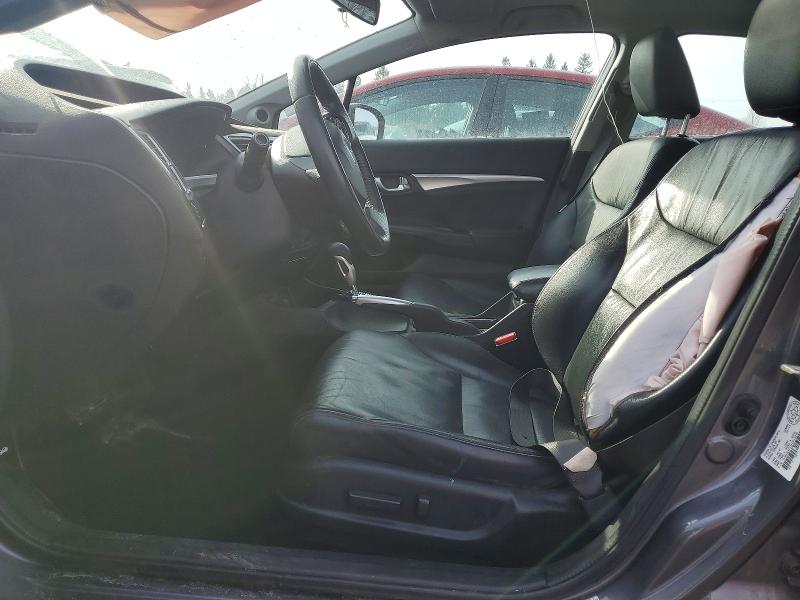Auction sale of the 2014 Honda Civic Touring 4dr, vin: 2HGFB2F75EH015456, lot number: 46423006