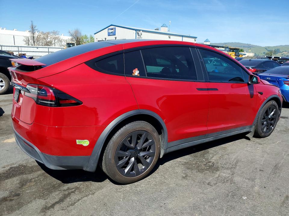 2022 Tesla Model X მანქანა იყიდება აუქციონზე, vin: 7SAXCDE51NF341856, აუქციონის ნომერი: 46244836